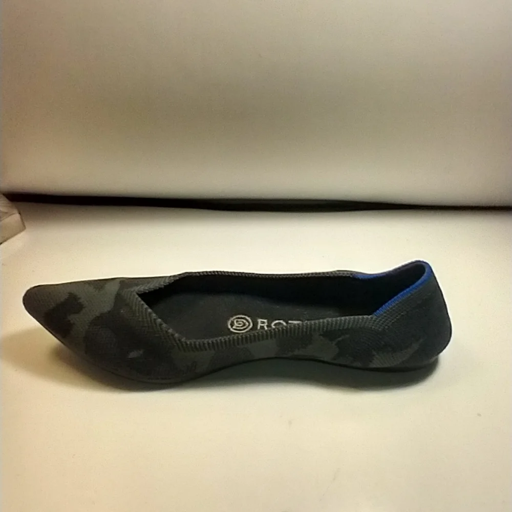 Rothy's The Point Camo Knit Flats Shoes Women's sz 7.5.